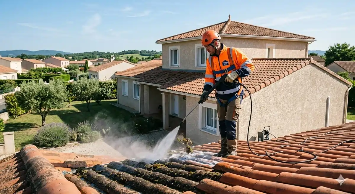 Nettoyage et démoussage de toiture - CD Artisan Dompierre-sur-Yon