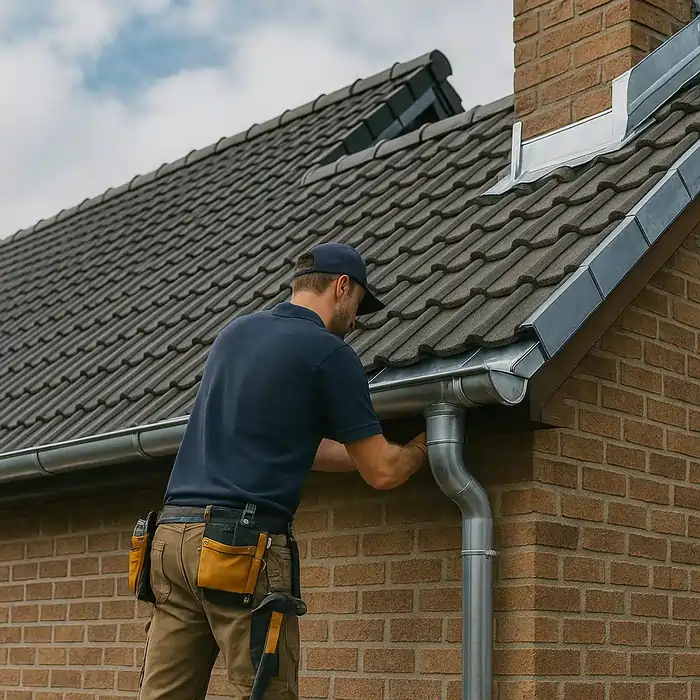 Travaux de zinguerie zinc et gouttières par couvreur-zingueur CD Artisan Dompierre-sur-Yon